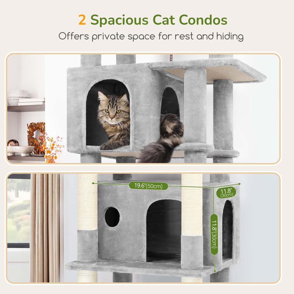 Globlazer cat tree hanging basket provides a cozy resting nook