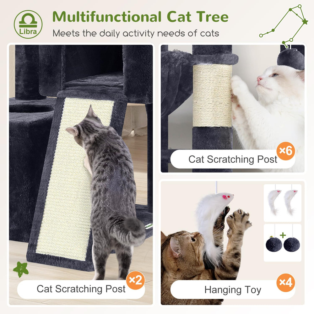 Globlazer cat tree hanging baskets for cozy naps
