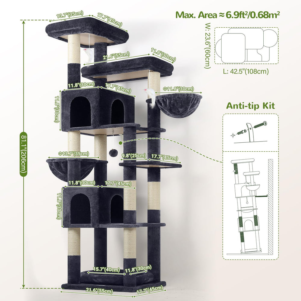 Globlazer independent pet bed adapts under the tower for versatile use.