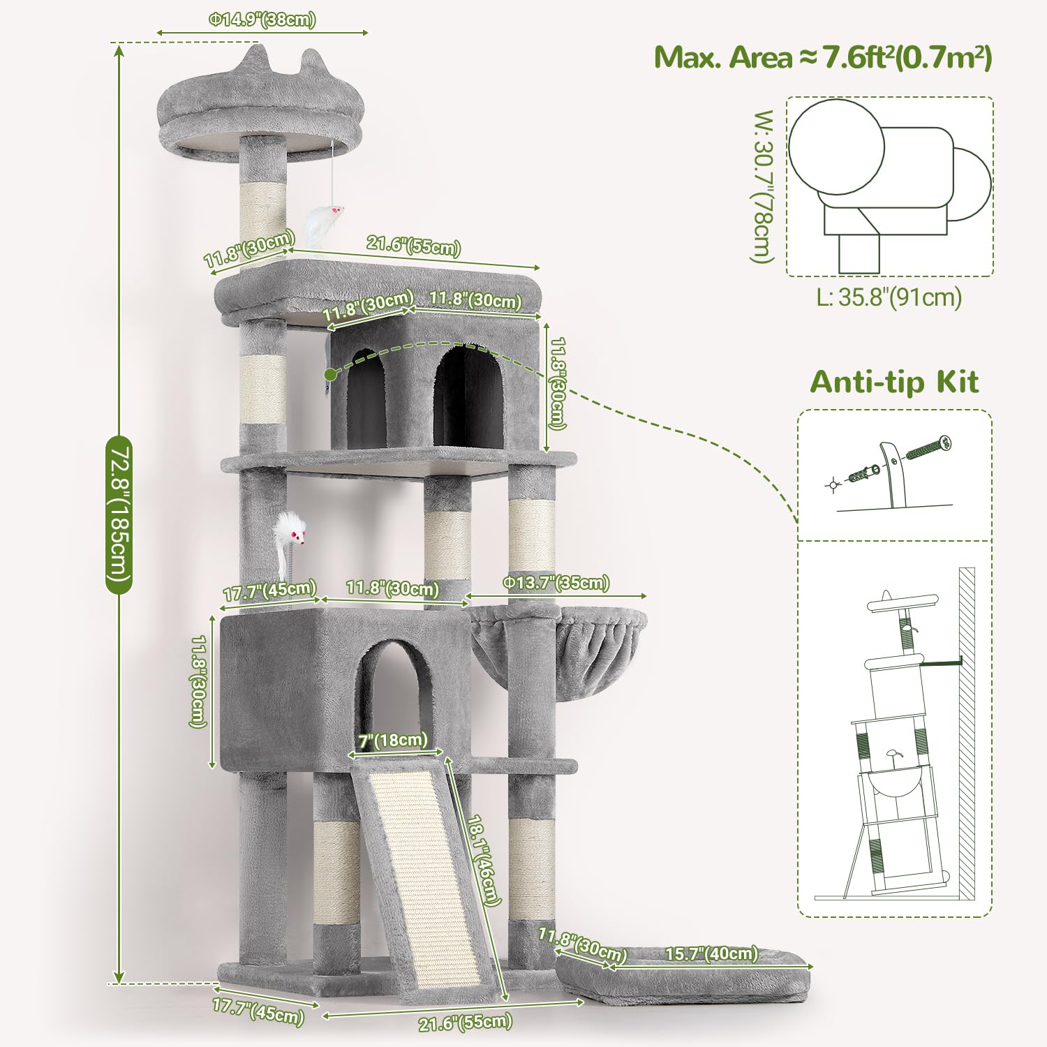 Globlazer independent pet bed can be used separately in multi-pet homes.