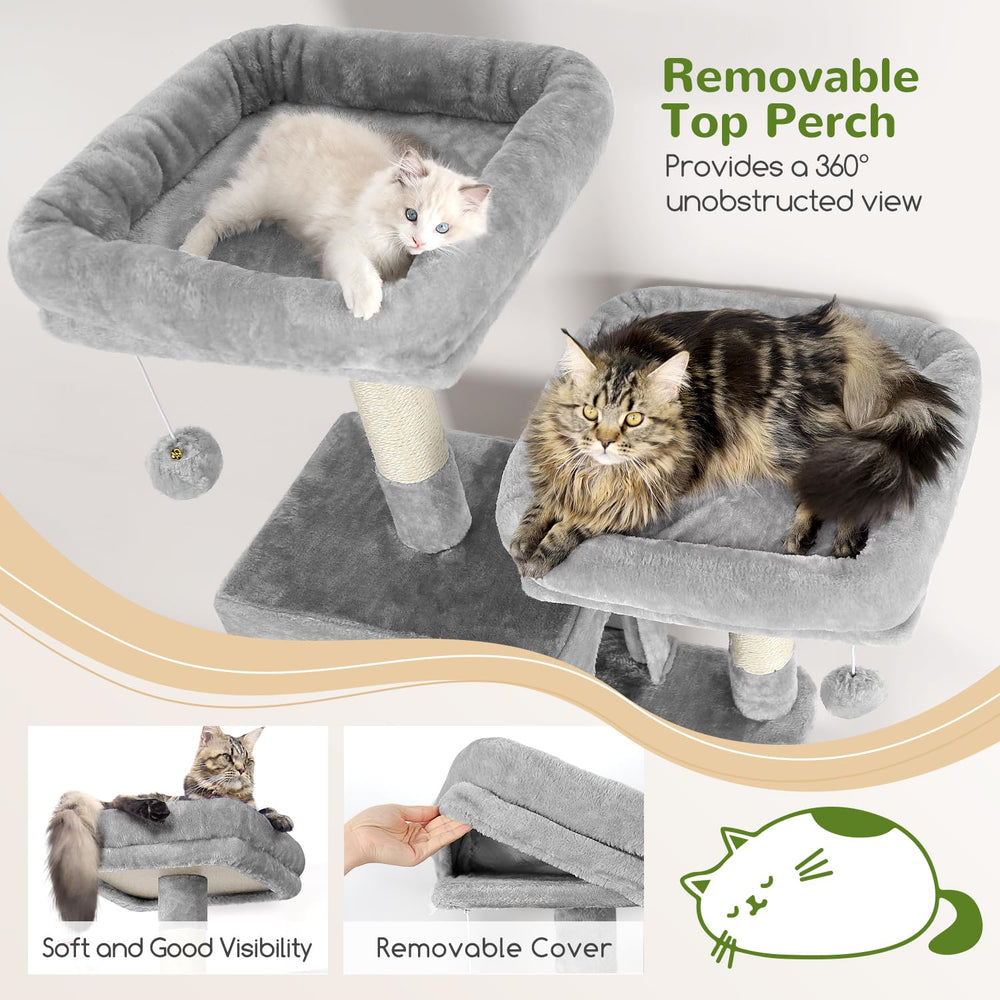 Globlazer Cat Tree Tall 71in five-level structure offers multiple viewpoints
