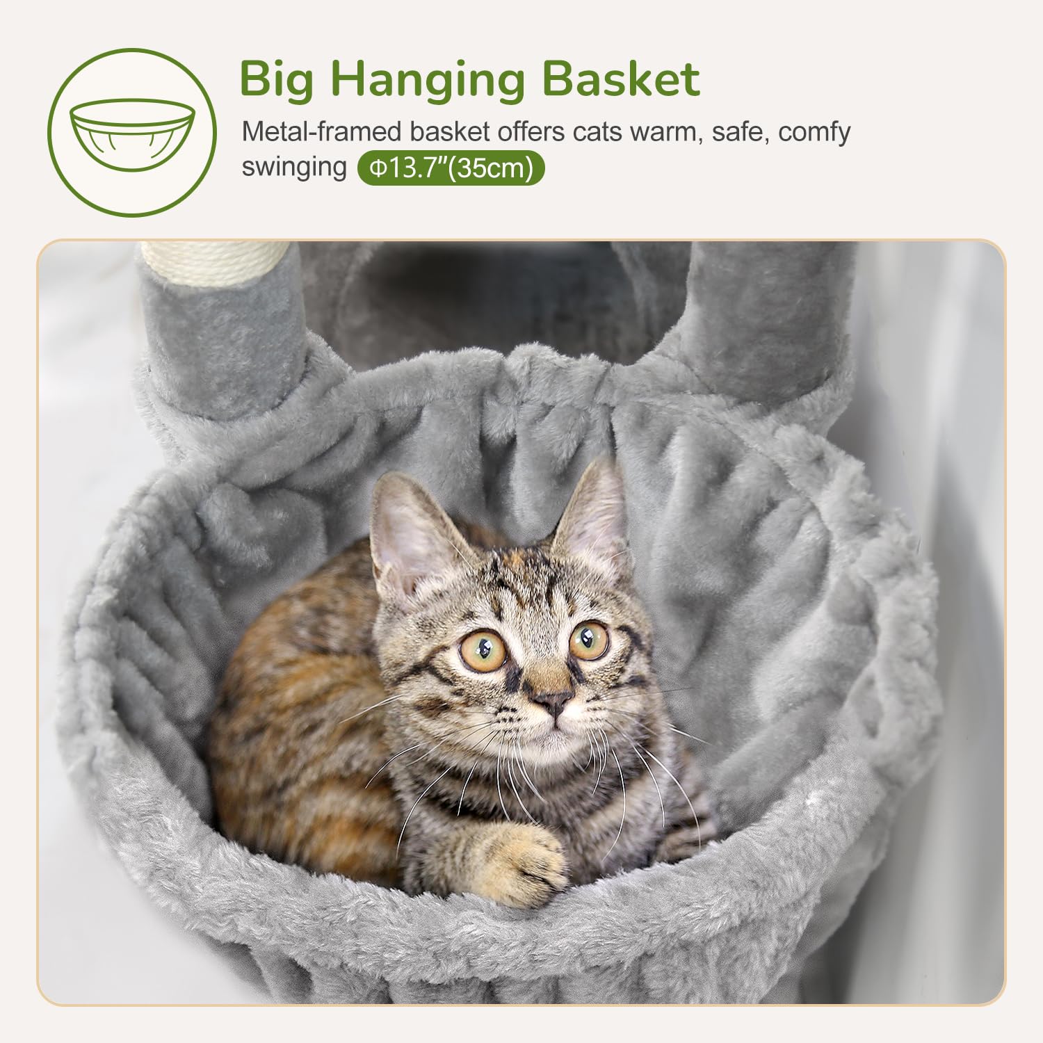 Globlazer five natural sisal posts help keep claws healthy.