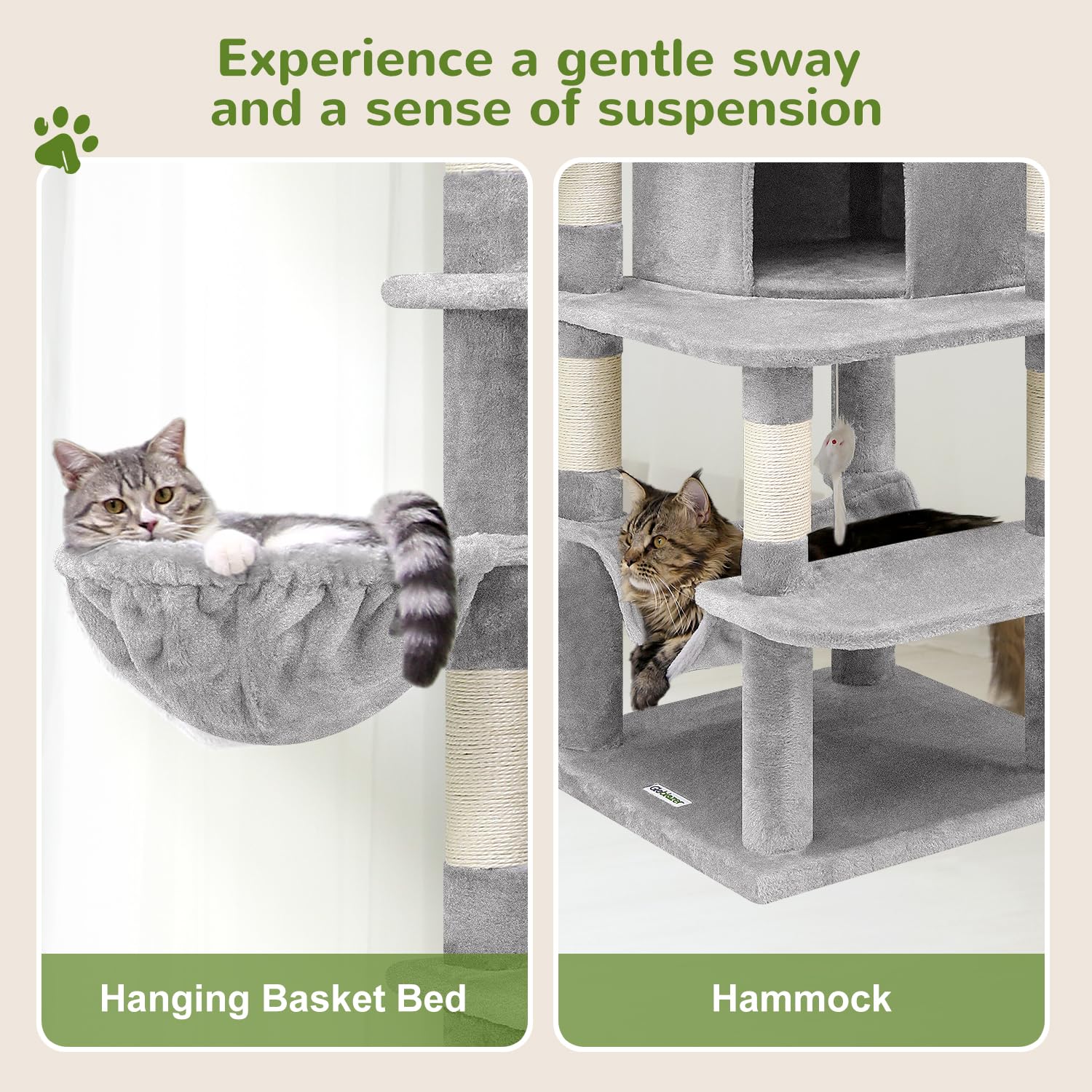 Globlazer corner cat tree ships with easy-assembly tools for quick setup.