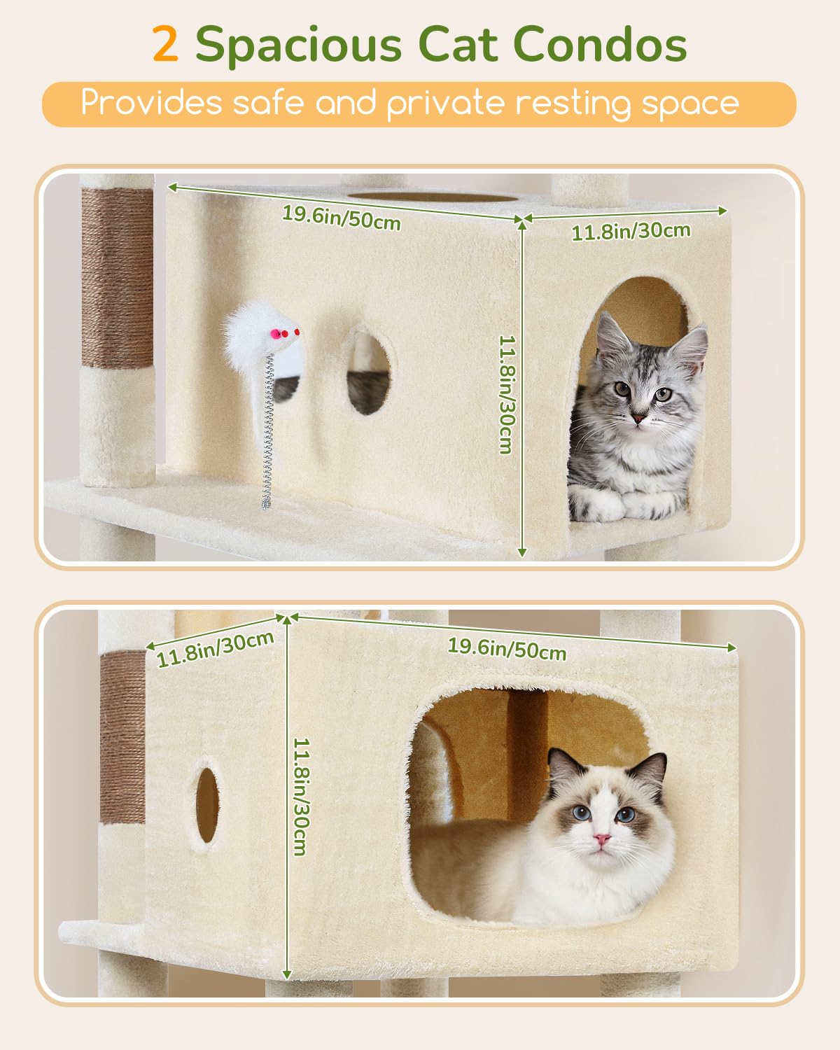 Globlazer dual condos for privacy and playful hide-and-seek moments