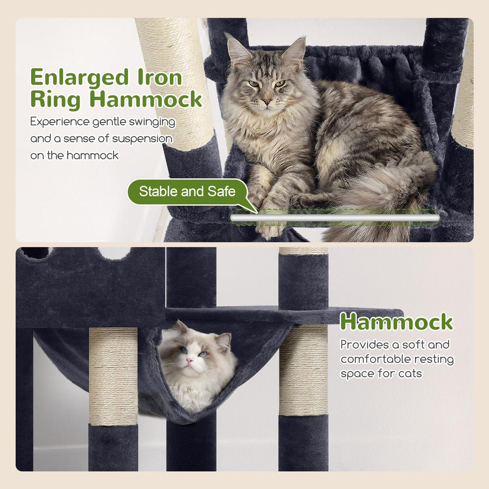 Globlazer eight-sisal-scratching-areas provide claws and exercise options.