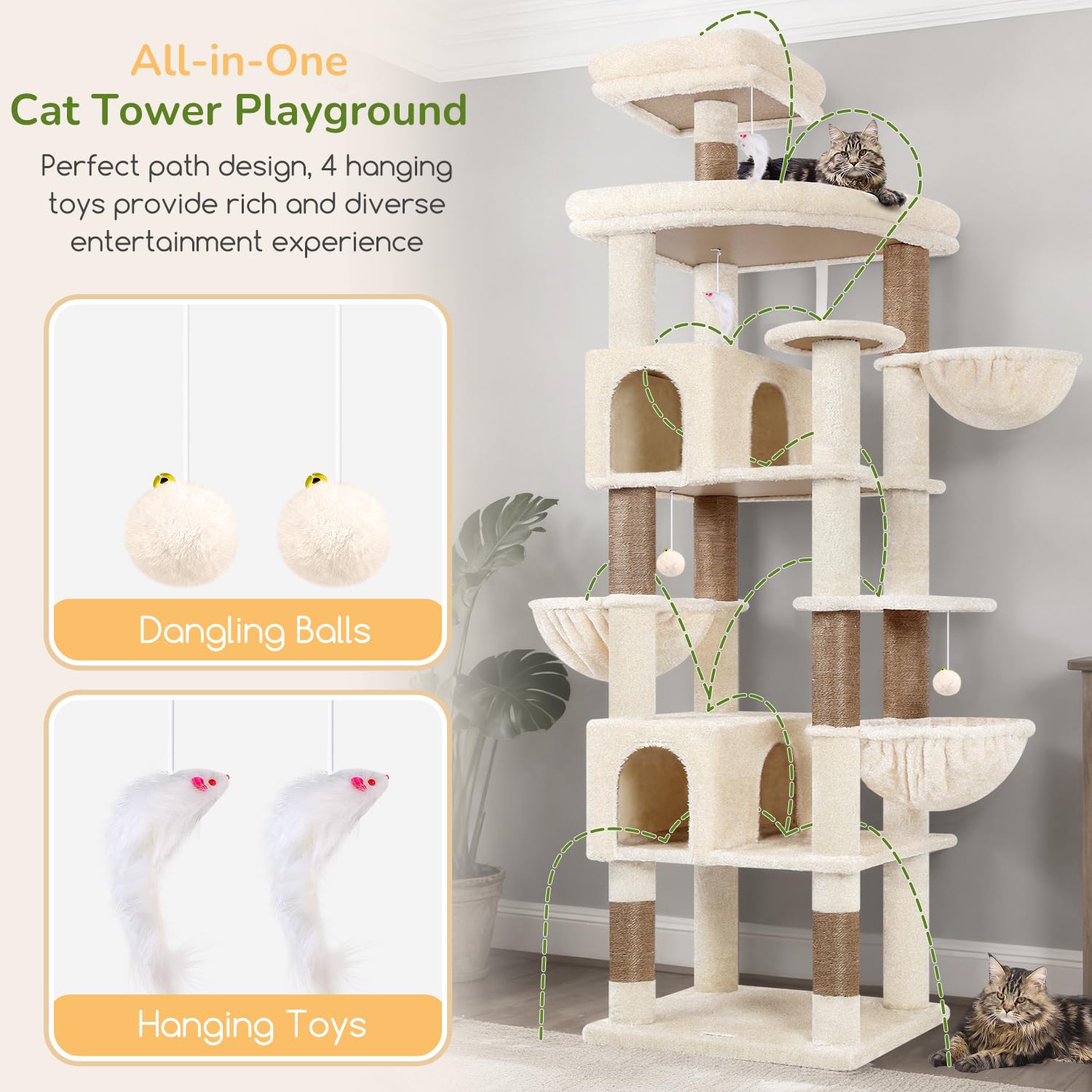 Globlazer hanging toys add interactive play opportunities for cats