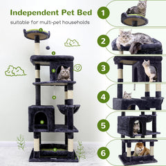 Globlazer heavy-duty cat tree top perch for surveying and resting.