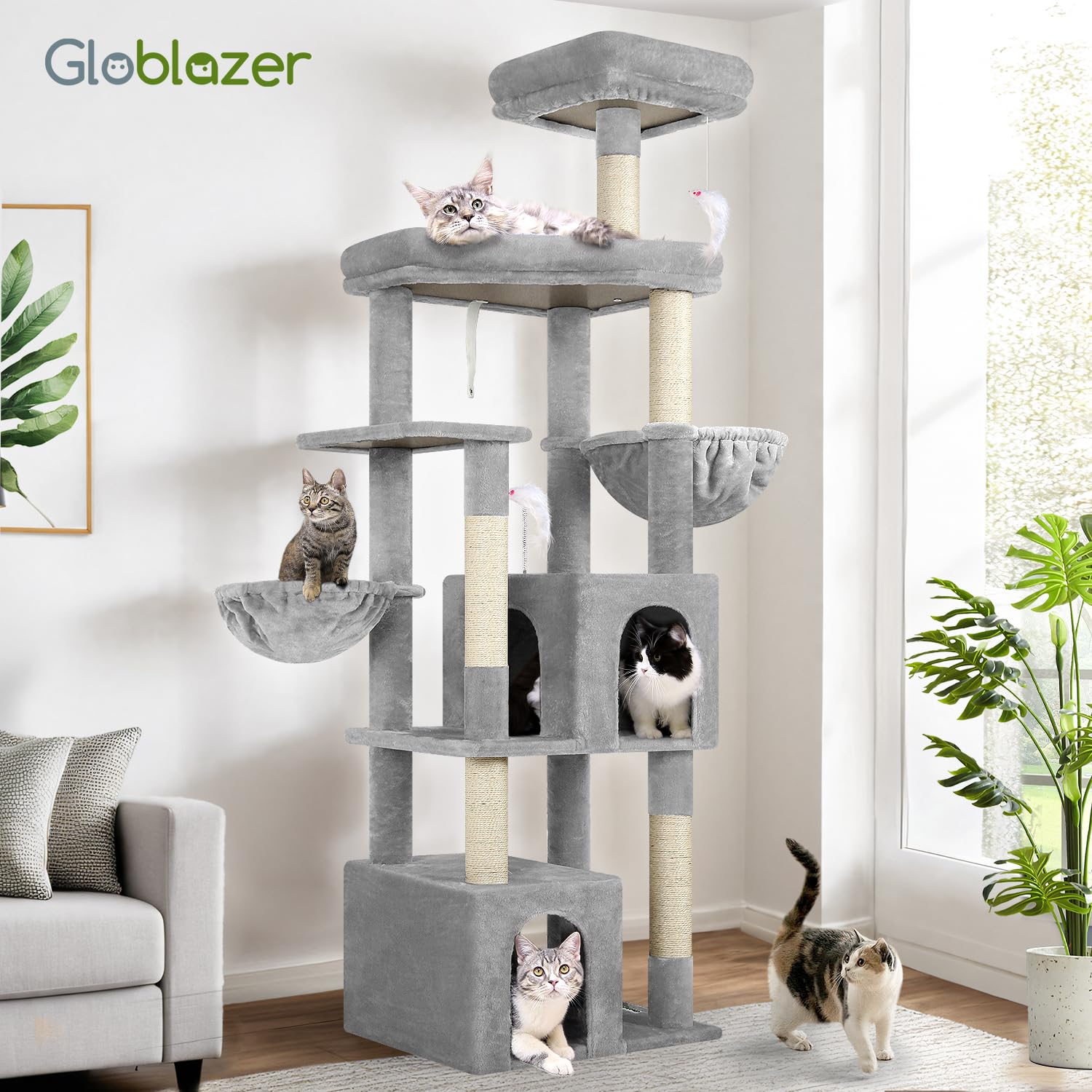 Globlazer friendly assembly guide helps set up quickly.