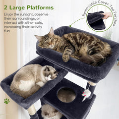 Globlazer two hammocks relax spots in sunlit corners for naps.