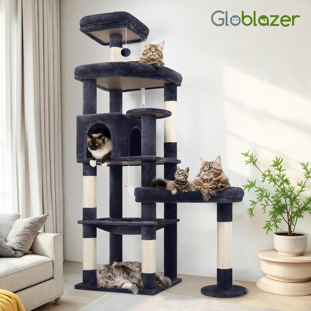 Globlazer XL cat tree accessories ready to enrich playtime