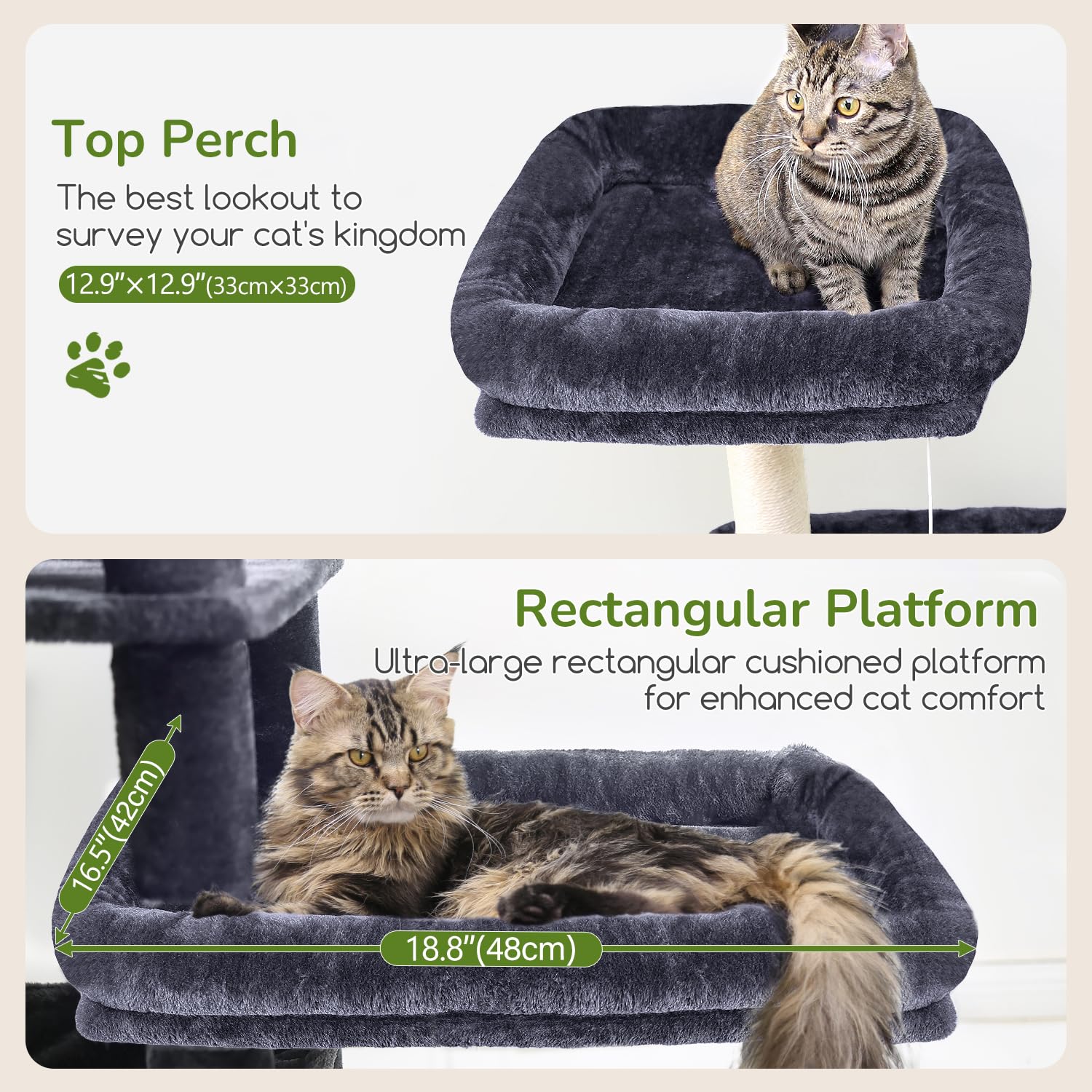Globlazer XL cat tree hammock provides cozy lounging and naps