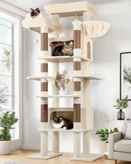 Globlazer XXL cat tree base offers a sturdy foundation for tall indoor playgrounds.