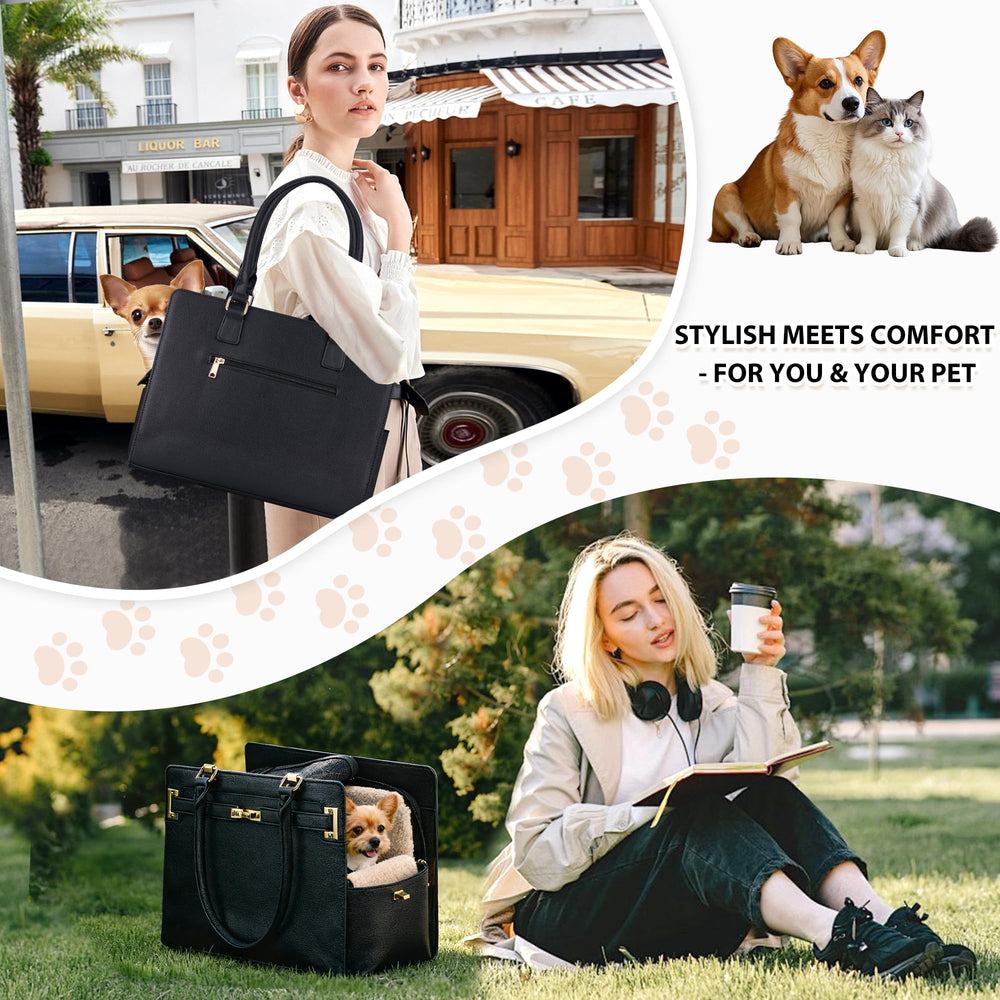 GLOBLYTE dog purse carrier compact storage for easy packing.