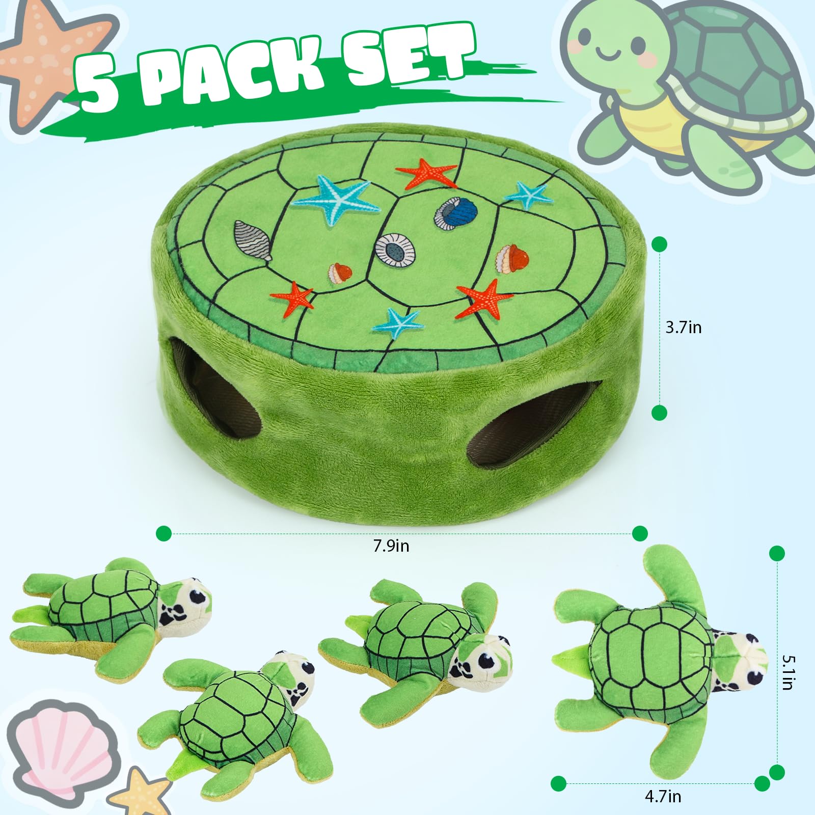 Globright five-pack dog toys encourage training sessions with variety and extended entertainment