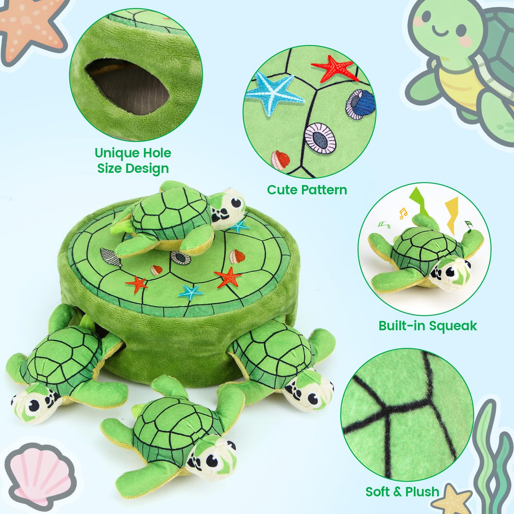 Globright Hide and Seek bunny plush dog toy sparks interactive play and mental stimulation