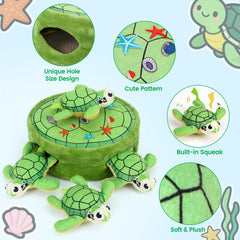 Globright Hide and Seek bunny plush dog toy sparks interactive play and mental stimulation