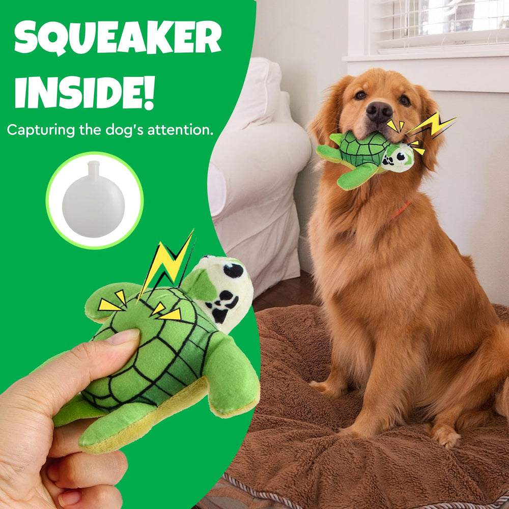 Globright squeaker dog toy adds audible excitement during solo and interactive play