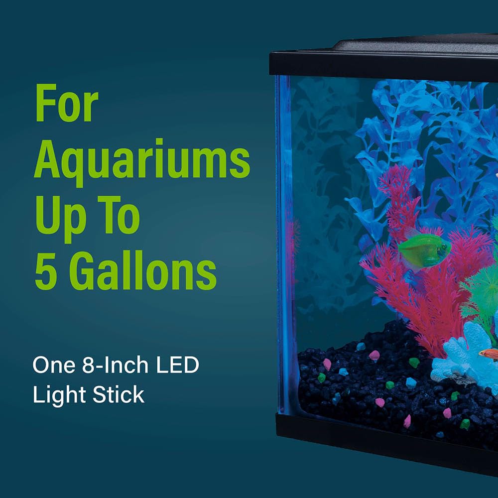 GloFish light stick showing blue-magenta combo for dynamic color.