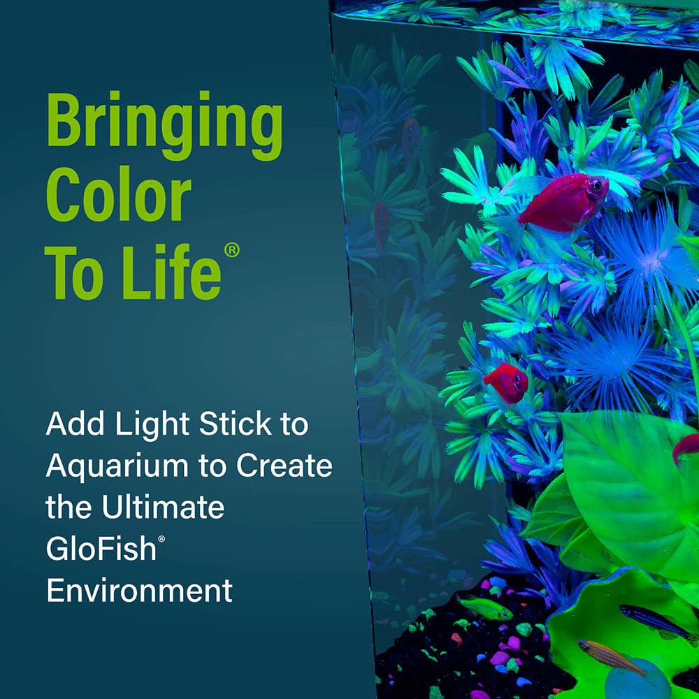 GloFish light stick in-box includes frame clip and transformer.