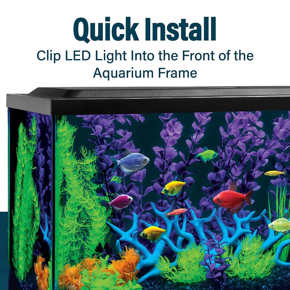 GloFish cord-routing clip helps neat, safe wiring behind the frame
