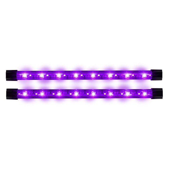 GloFish LED Light Sticks with frame clips and transformer for quick unboxing and installation.