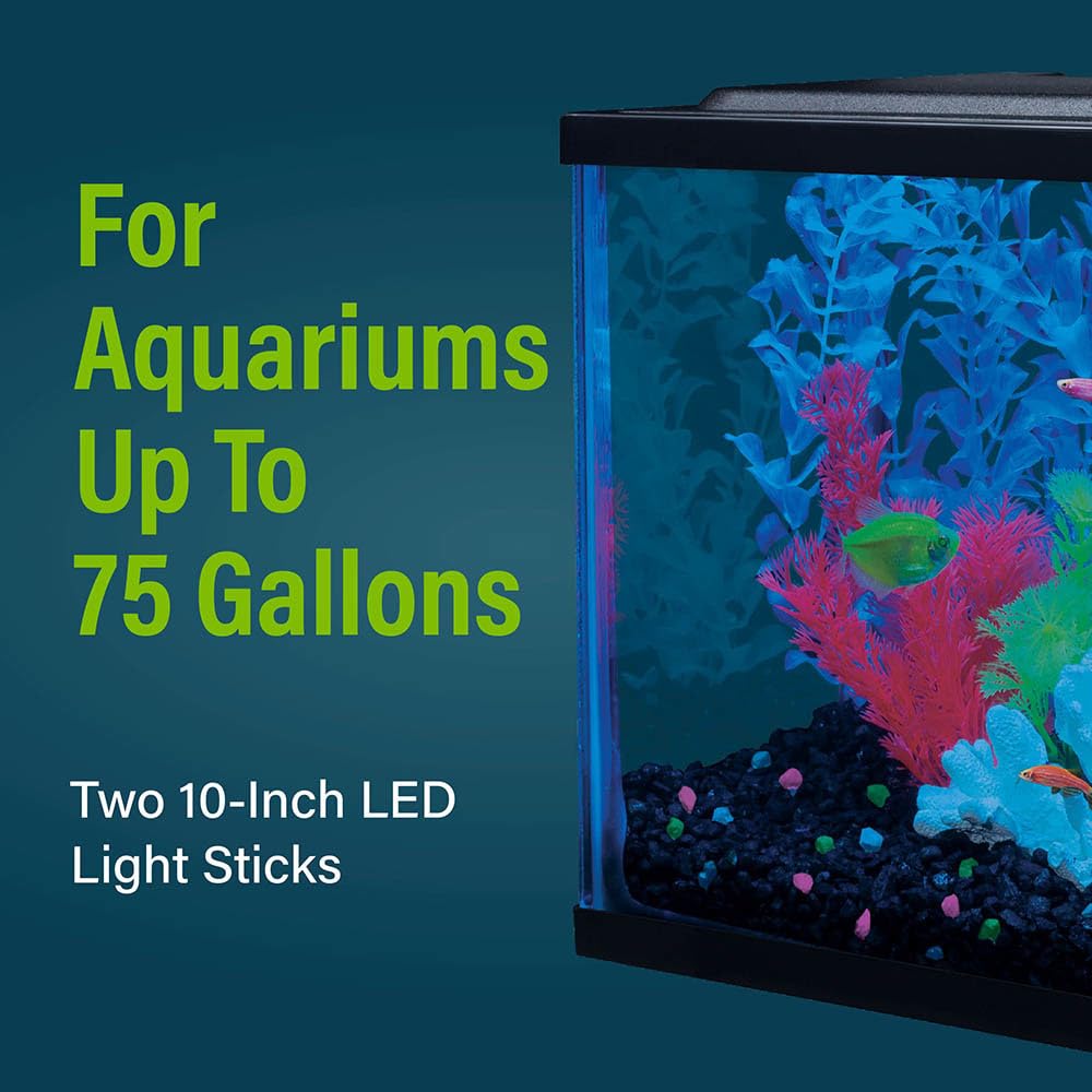 Universal compatibility with light hoods or glass canopies on framed tanks.