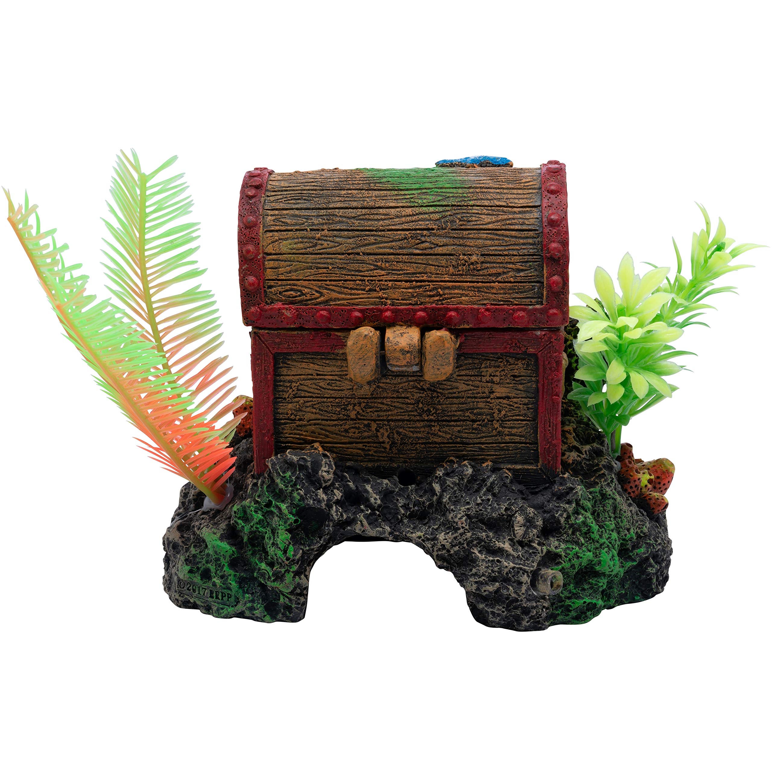 GloFish XL Treasure Chest with multiple swim holes offers safe play space.