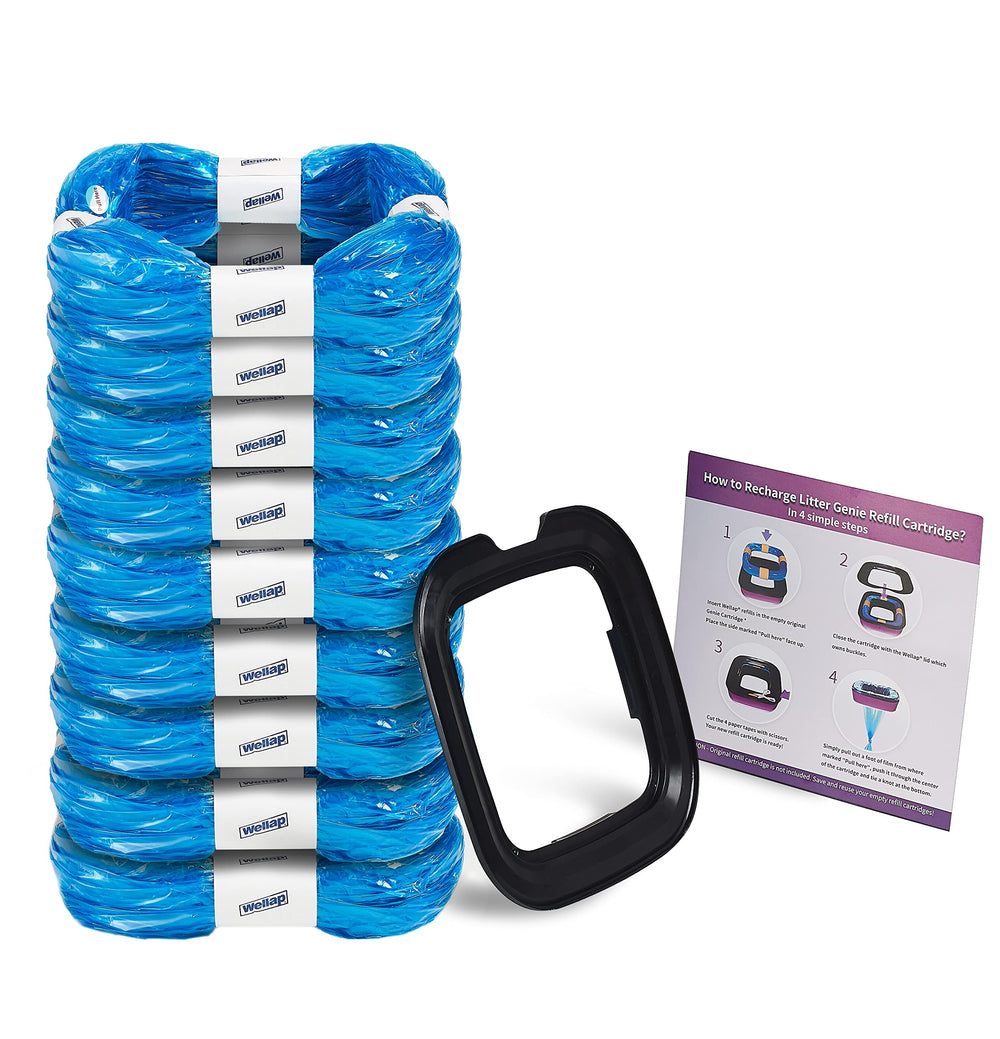 Glomire litter refills nine-pack compatible with your cartridge for quick, reliable replacements.