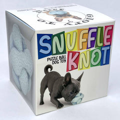 Glory To Dog Snuffle Knot with interlocking pieces for puzzle play.