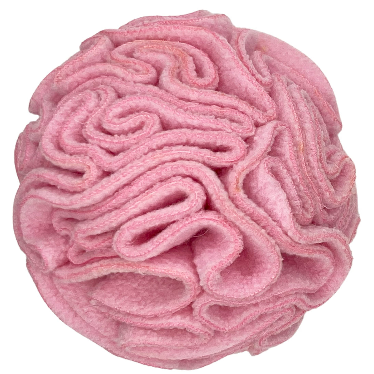 Glory To Dog Puppy Snuffle Ball Pink encourages nose work during treat-hiding play.