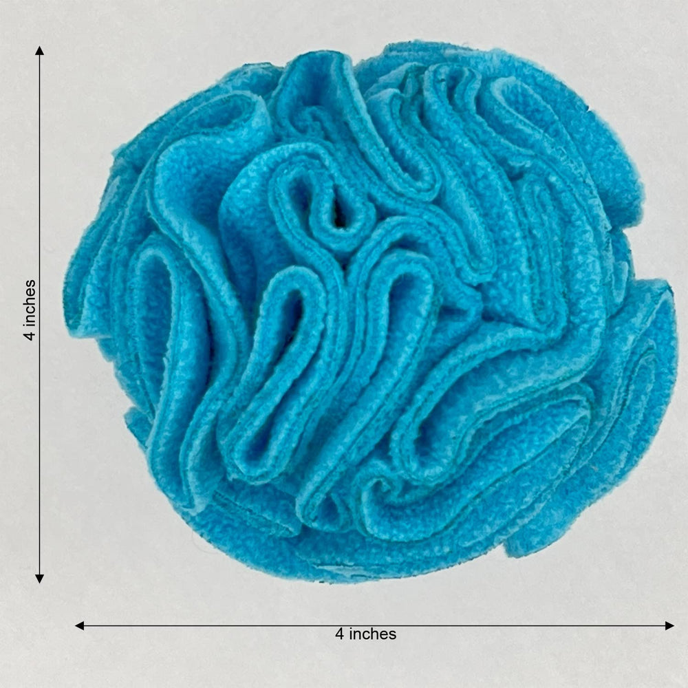 Glory To Dog snuffle ball being washed shows machine washable convenience.