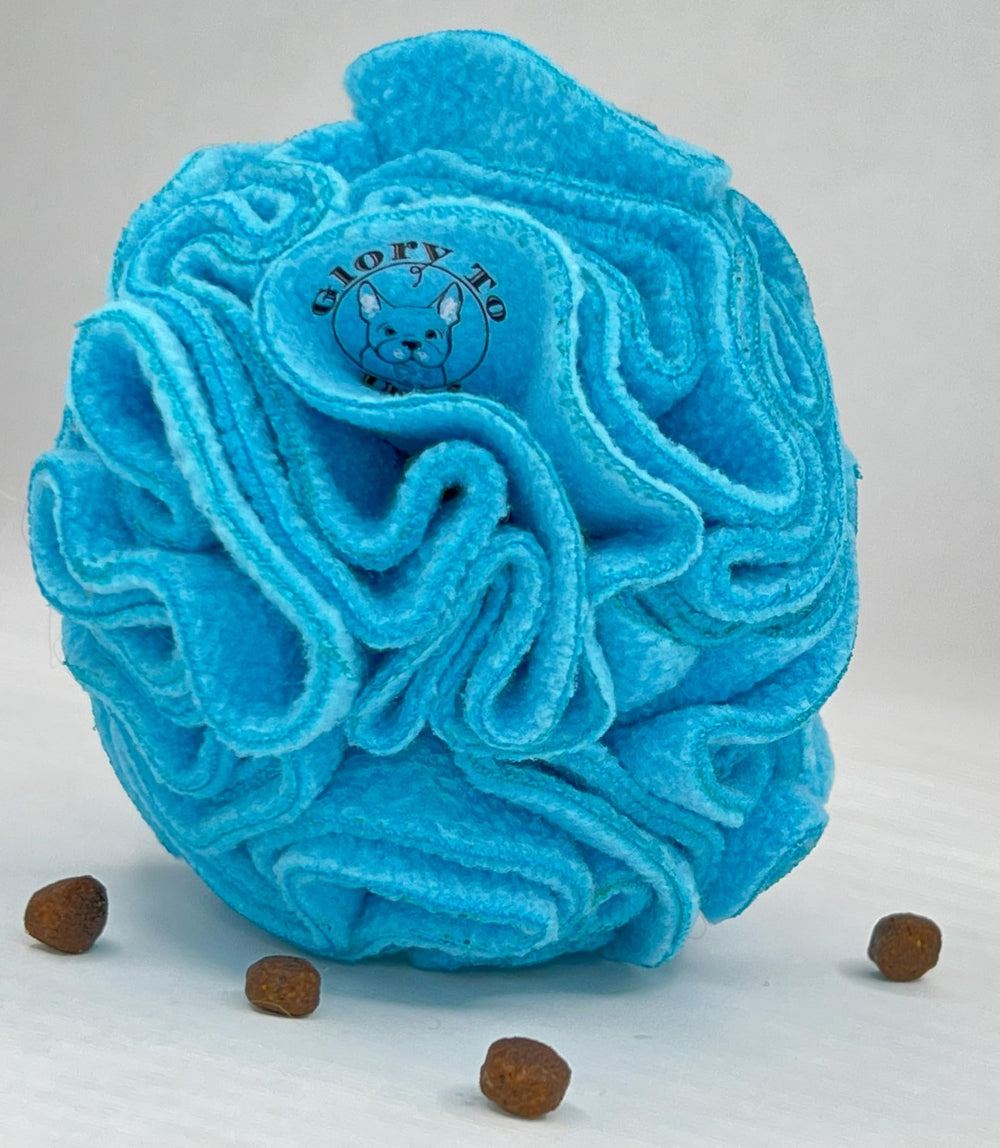 Glory To Dog washable snuffle toy, easy-care after play sessions.