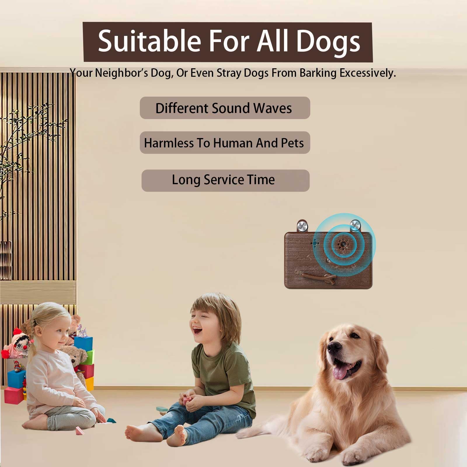 GlossyEnd compact travel-friendly bark deterrent for quick on-the-go use.