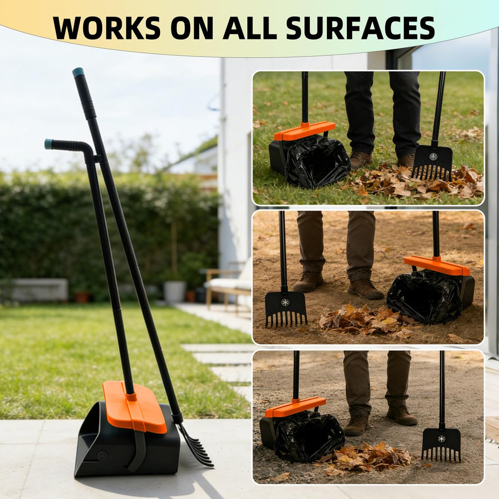 Glowspire orange design provides high visibility during yard cleanup