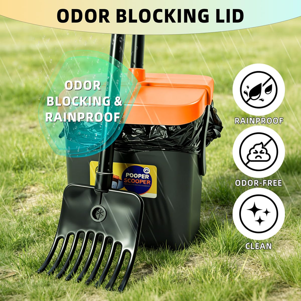 Glowspire included bags and clips ready for immediate outdoor cleanup
