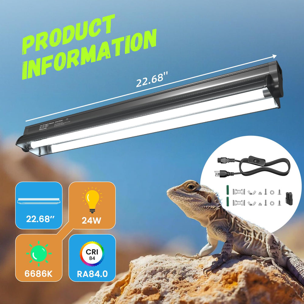 GlowUp daily eight hour operation supports consistent reptile lighting.