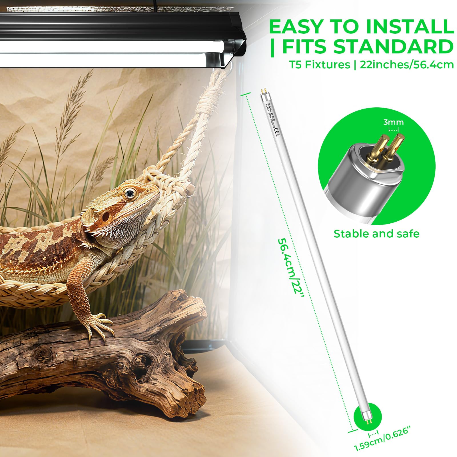 GlowUp two-pack provides flexible coverage for large enclosures.