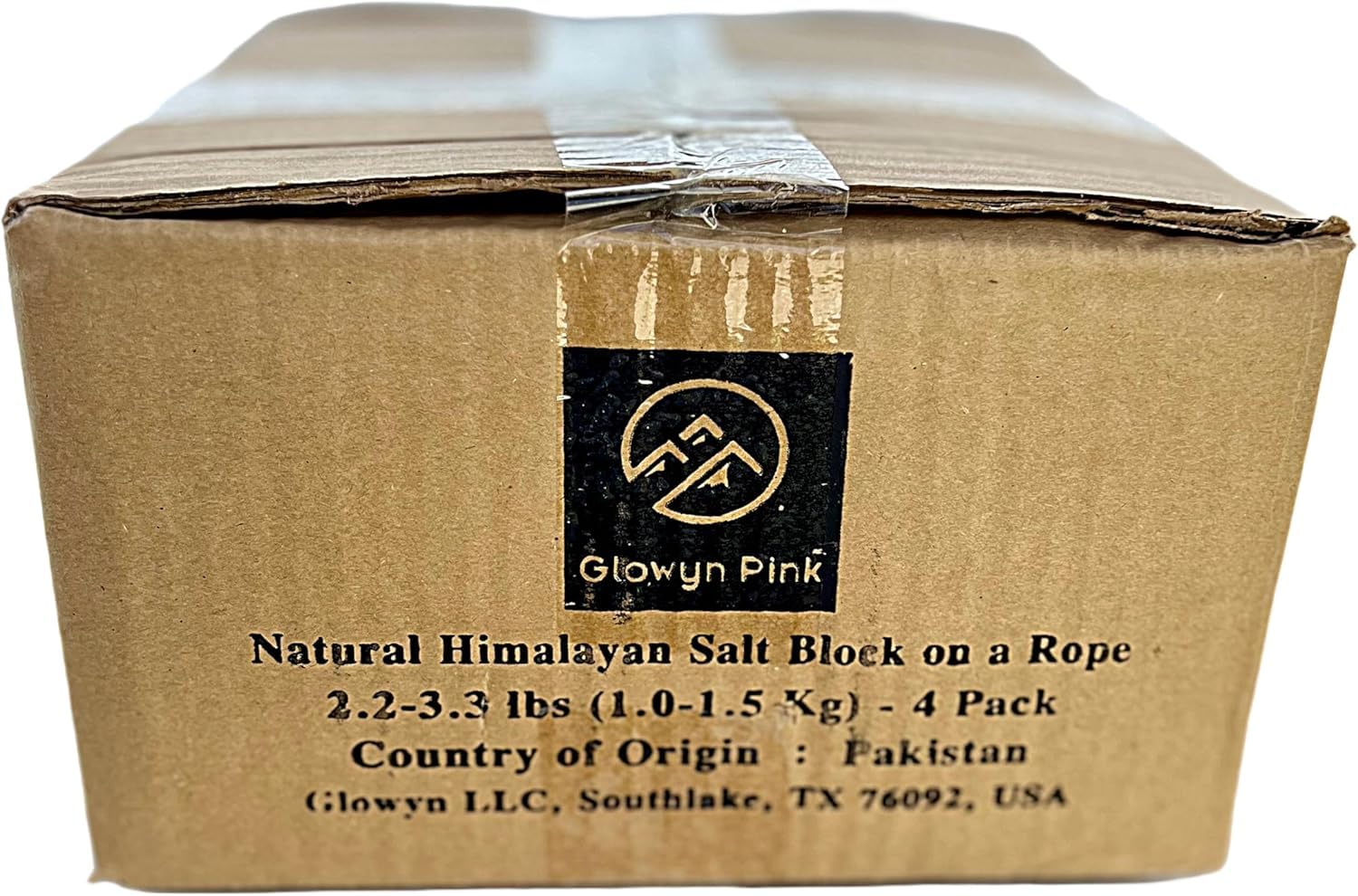All-natural Glowyn Pink mineral salt blocks for livestock.