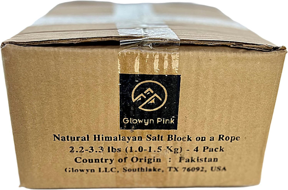 All-natural Glowyn Pink mineral salt blocks for livestock.