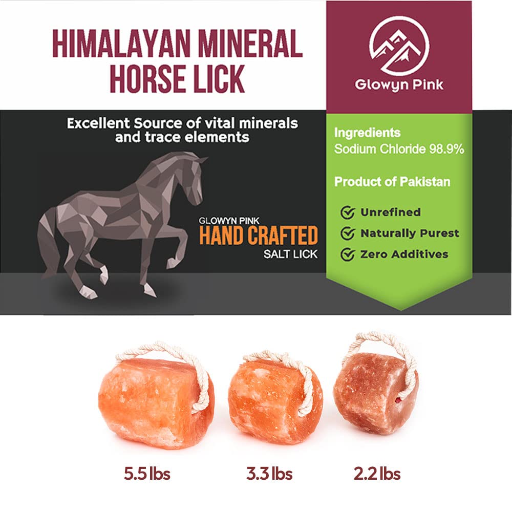 Glowyn Pink Himalayan Salt Lick packaging shown for stocking and reorder