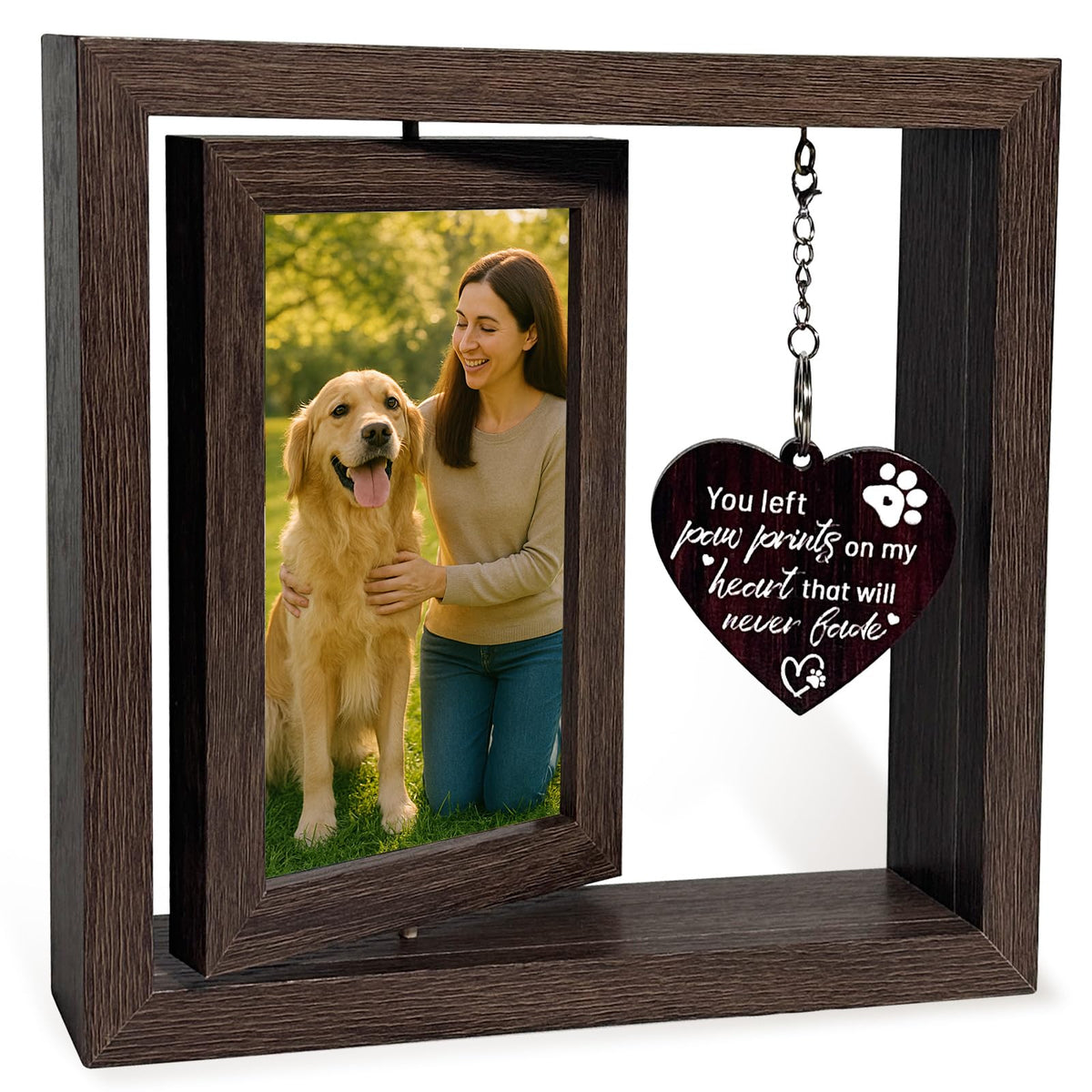 Gluimayo 4x6 rotating frame front view keeps two memories close