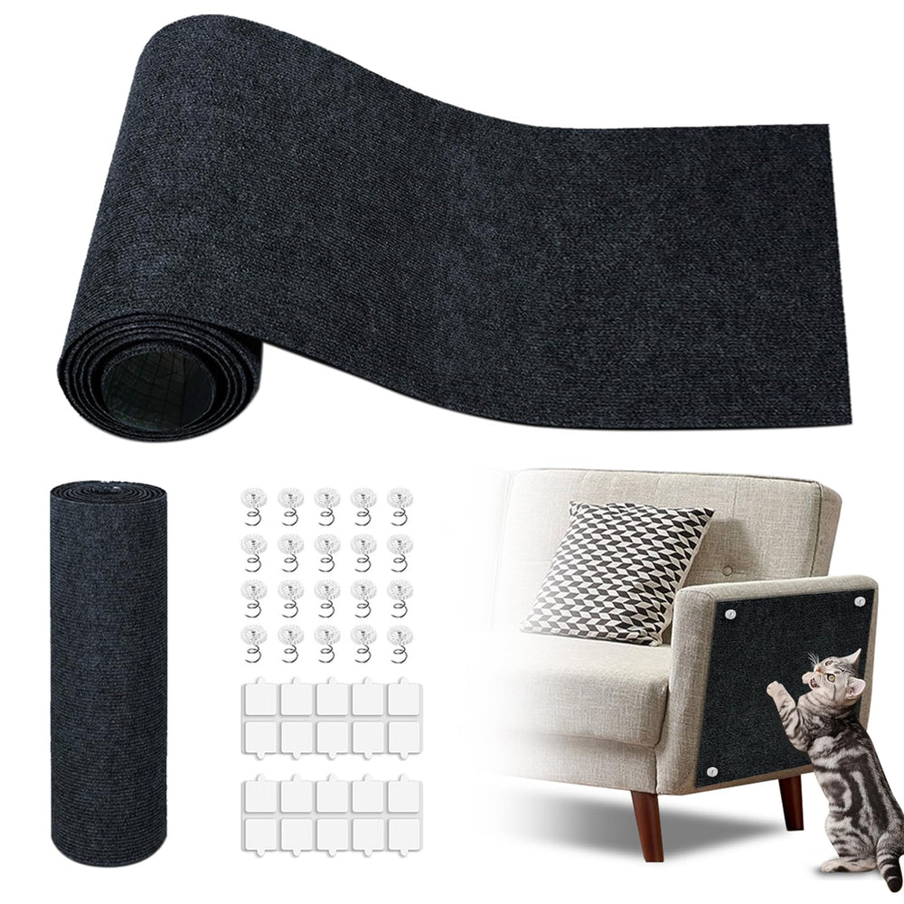 GMEZZO cat-scratch-mat-1185x174-sofa-cover protects furniture with wide coverage.