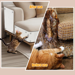 GMEZZO Cat Scratch Mat cuttable to fit corners and edges for a custom look.