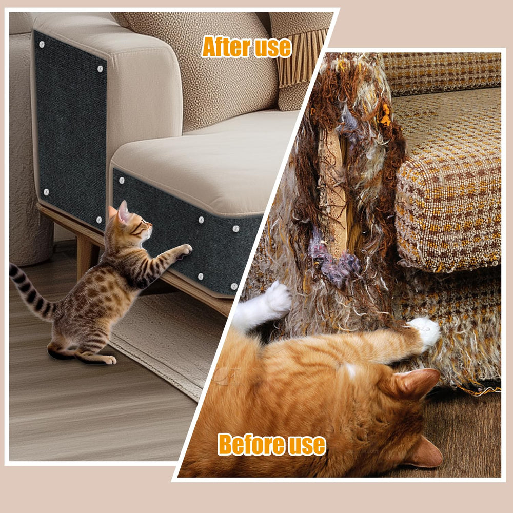 GMEZZO cat-scratch-mat-wall-protector guards walls from claws during play.