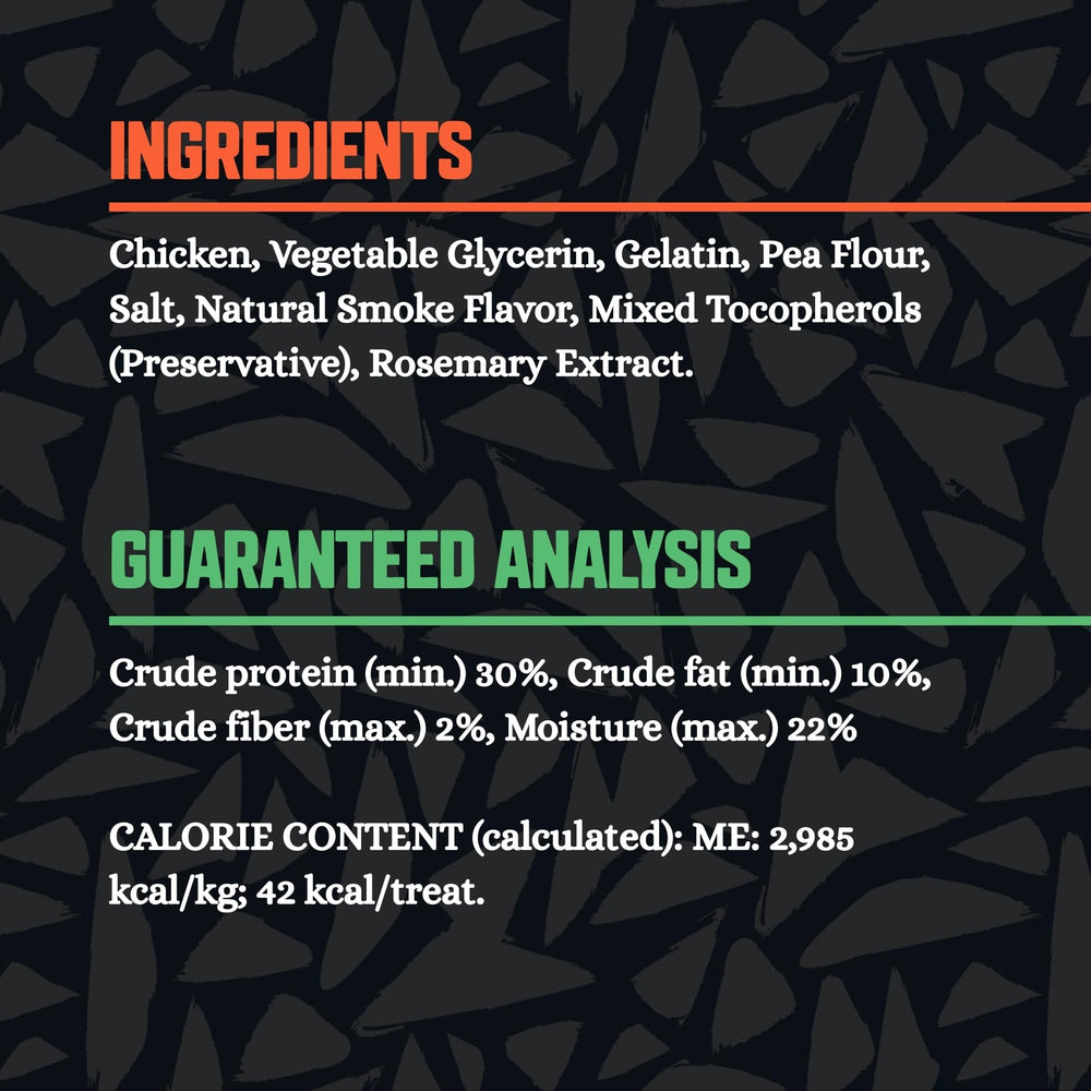 Gnarly Bites Slammin Sausage Dog Treats made in the USA with premium sourcing.
