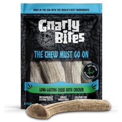 Gnarly Bites The Chew Must Go On product shot highlights durable chew for power chewers