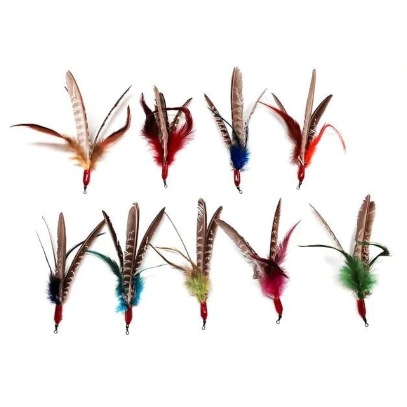 GoCat Da Bird Super Feather Refill attachment illustrating easy replacement on the wand.