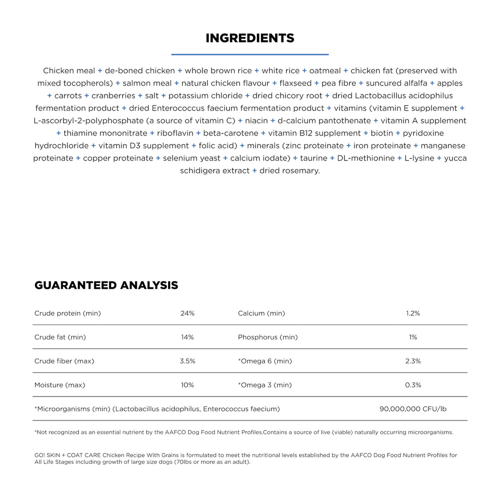 Go! Solutions probiotics and chicory root aid digestion.