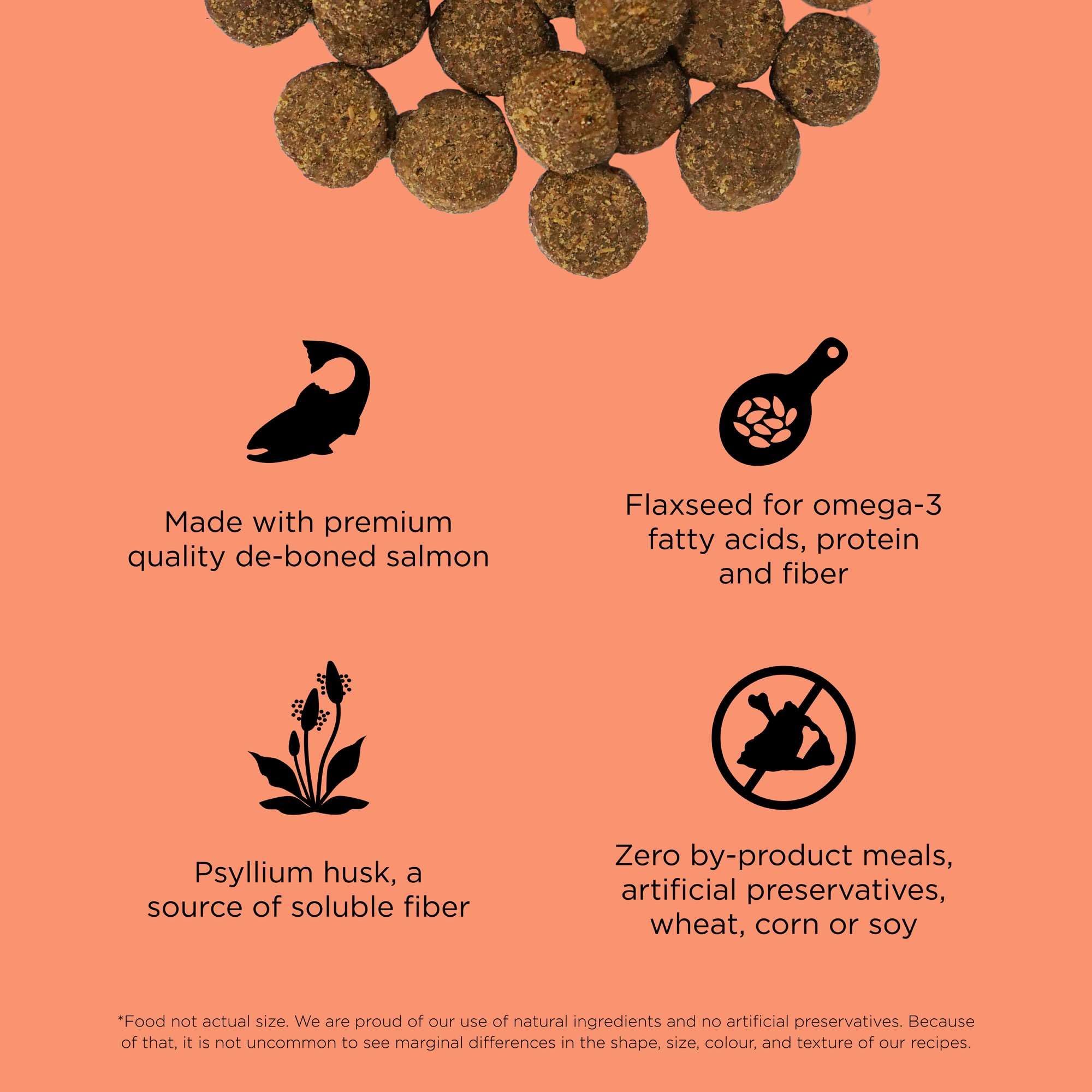 Go! Solutions psyllium husk fiber content aids digestion and fullness.