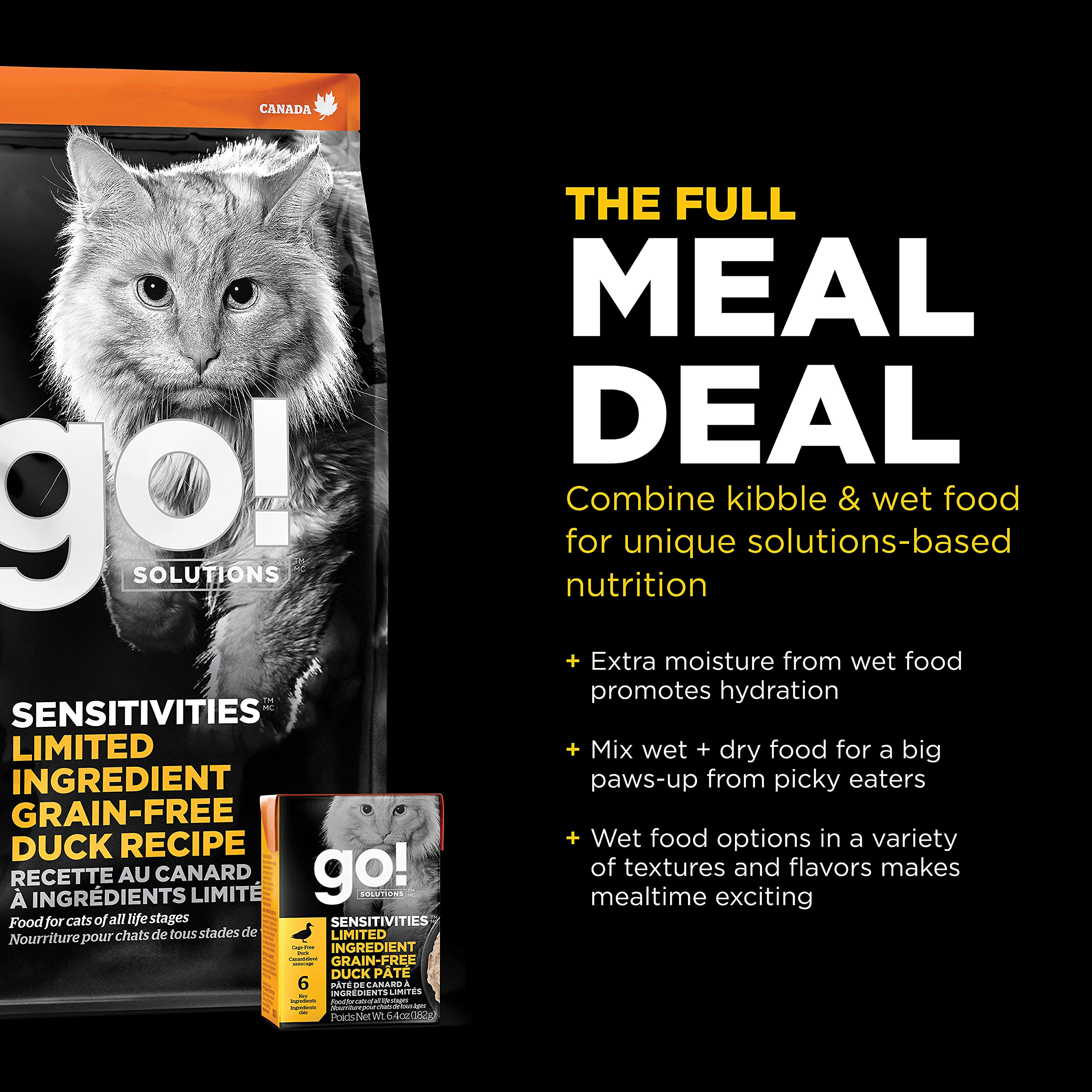 Go! Solutions sensitivities packaging highlights Canada-made quality and care